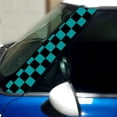 thumbnail image 1 of Checkers Pillar Vinyl Decals for 1st Gen MINI Cooper - Set of 2 - Choose Color - [TURQUOISE], 1 of 1