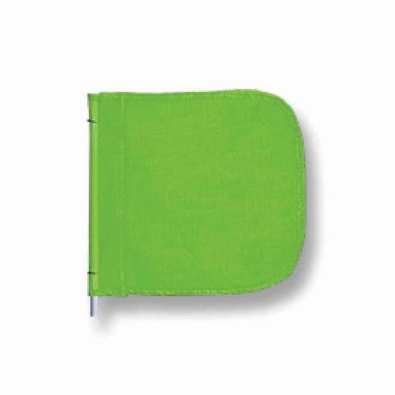 Warning Whip Replacement Flag, Green, Nylon Mesh, Mounting Clip FS9024-G