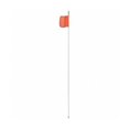 thumbnail image 1 of Warning Whip with Reflective X Flag, White Whip, Orange Flag, Fiber Glass, 1 of 1