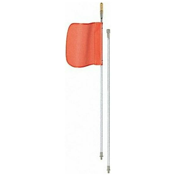 Checkers Warning Whip,8 ft.,Includes Flag FS8XL-SPQD-O