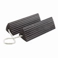 thumbnail image 1 of Checkers Wheel Chock,11" D,5" H,12" W,Black,PR RC5510-P-U, 1 of 1