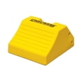 thumbnail image 1 of Checkers Wheel Chock,10 In H,Urethane,Yellow MC3010, 1 of 2