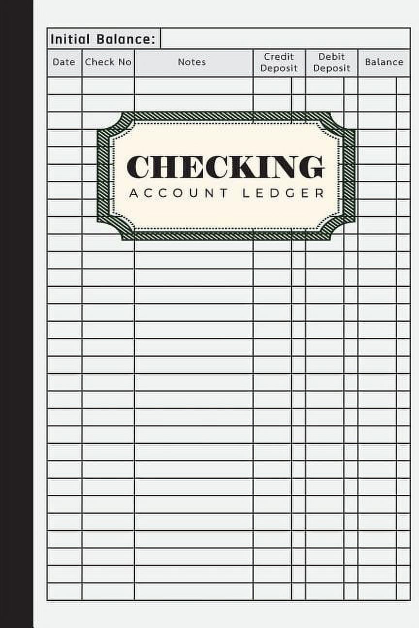 Checking Account Ledger Payment Record and Tracker Notebook, Checking