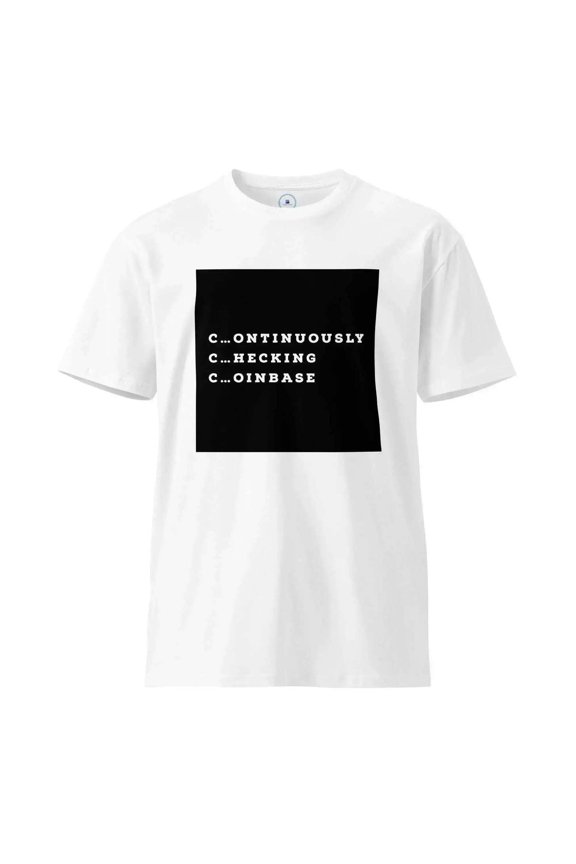 Checking Coinbase T-Shirt