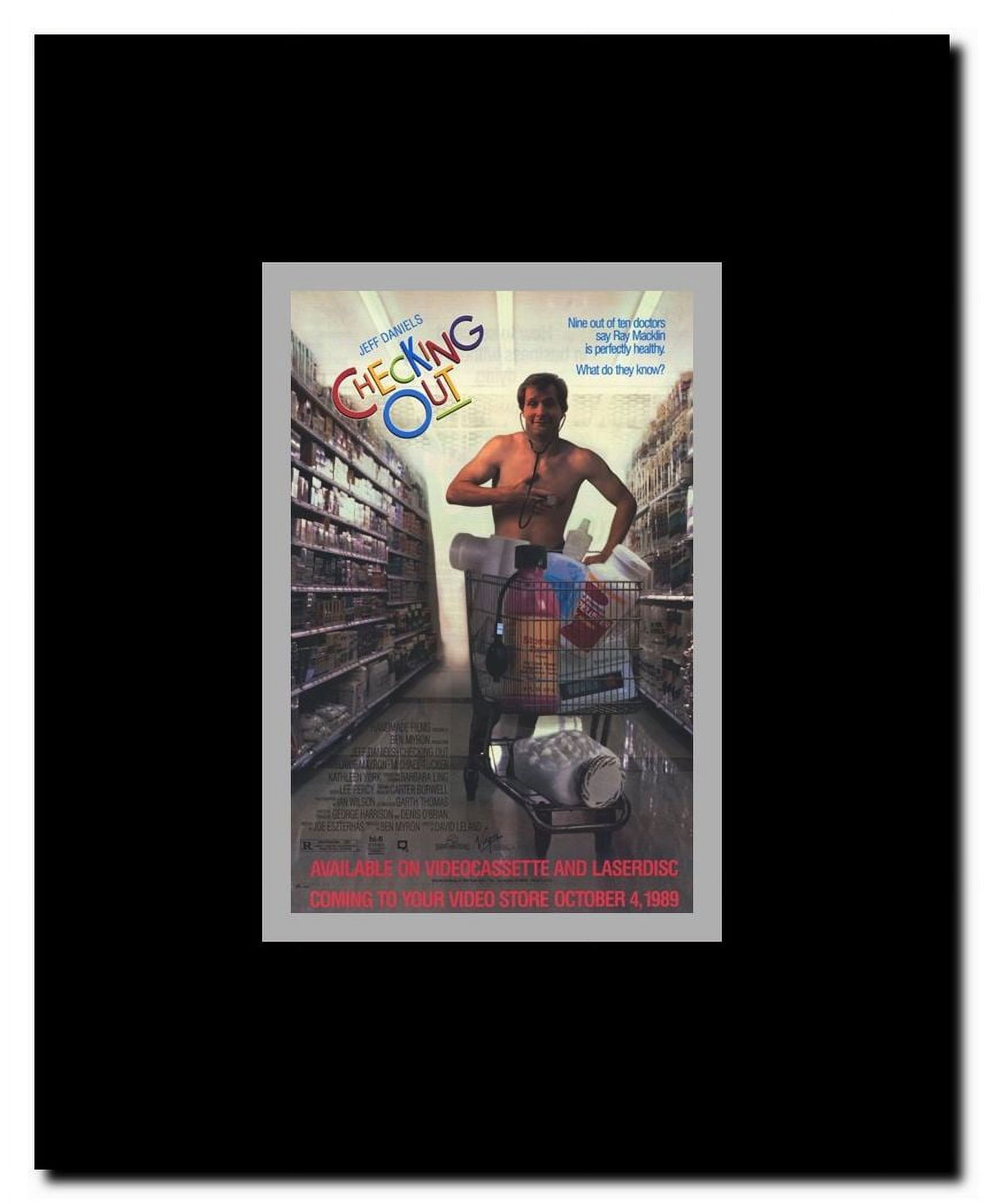Checking Out Framed Movie Poster