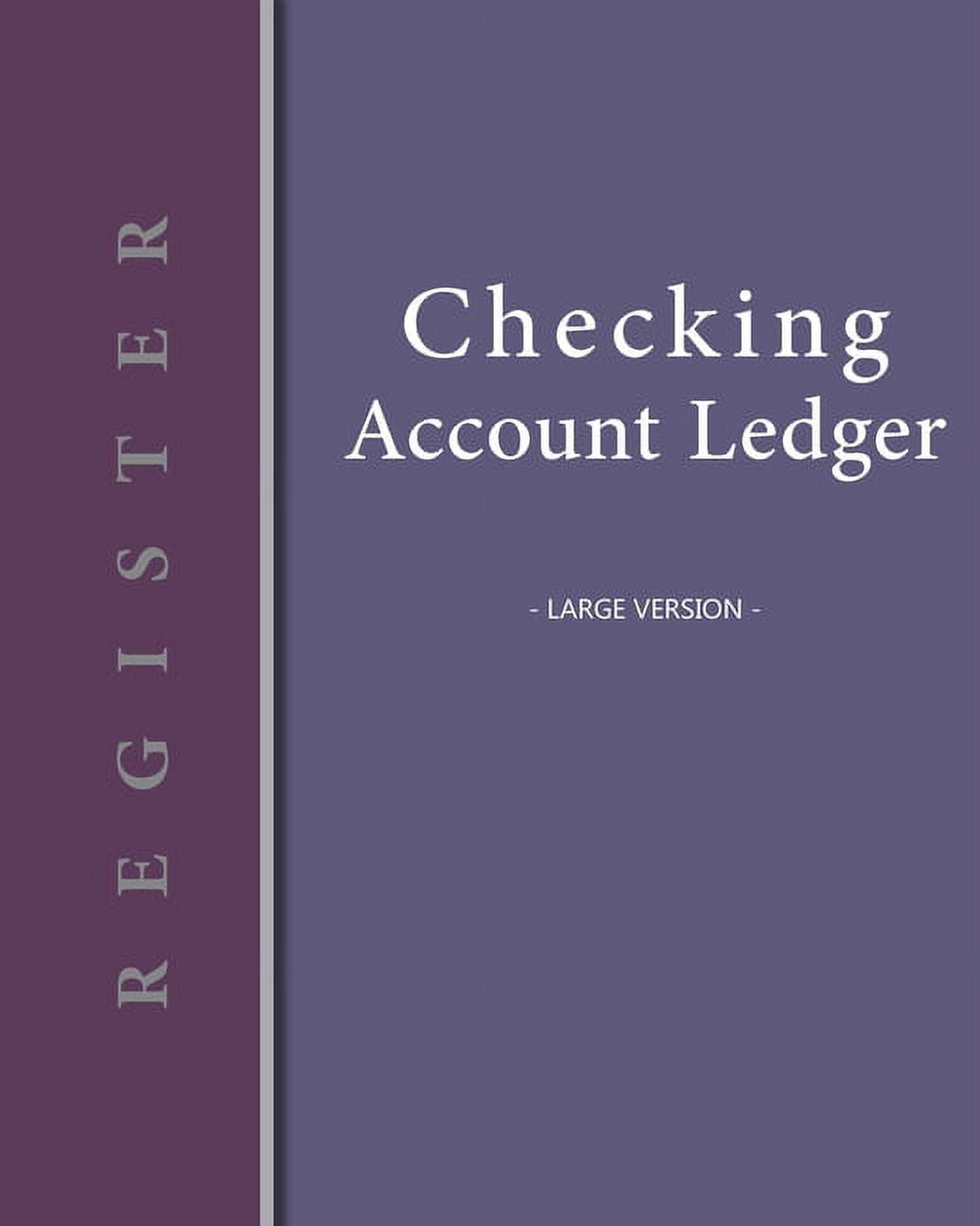 Checking account ledger Large version Checkbook log Checkbook