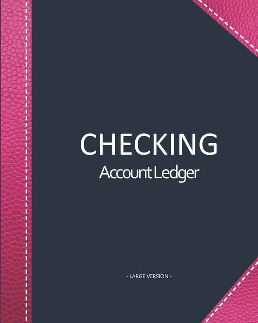Checking account ledger Large version Checkbook log Checkbook