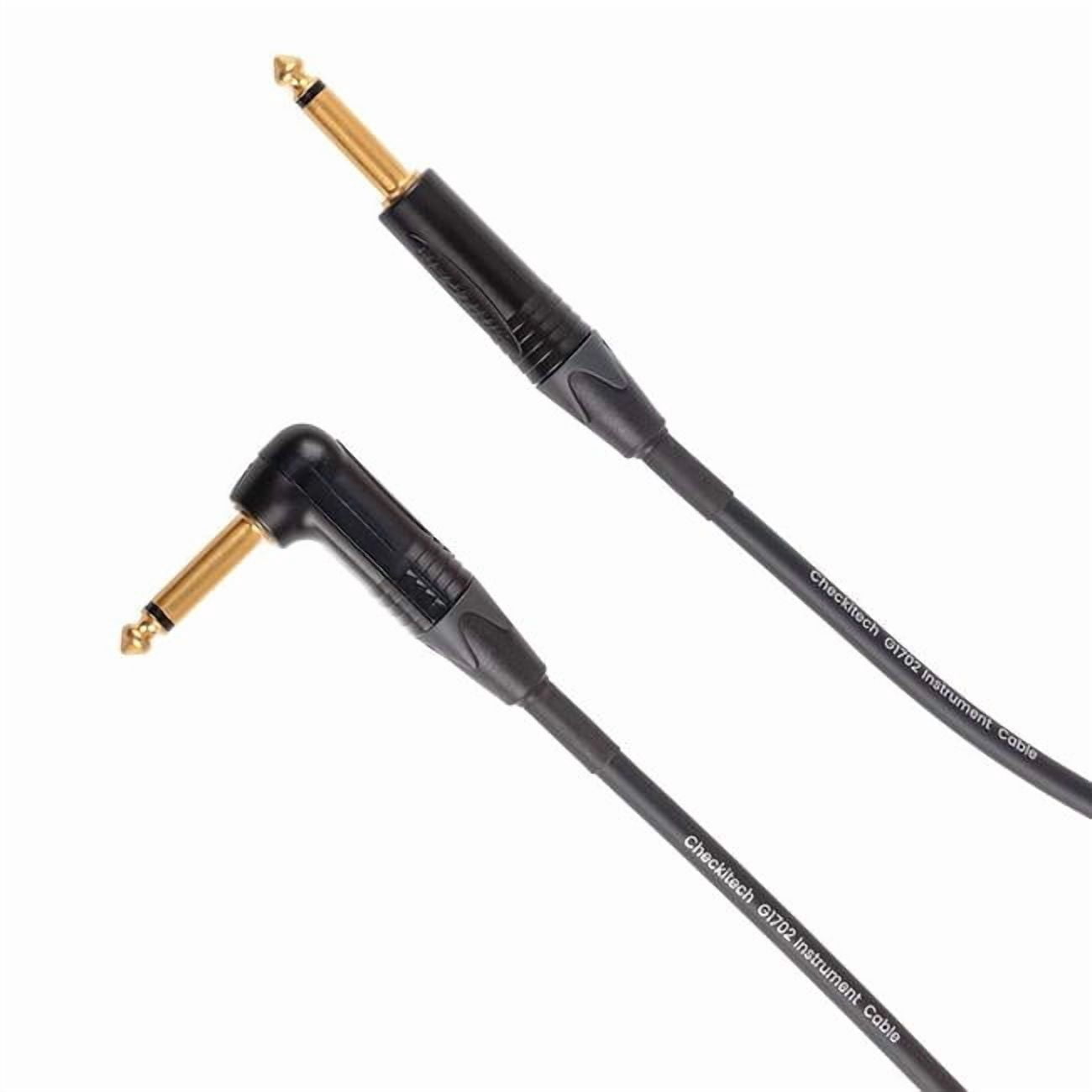 Checkitech G1702-018F 18 ft. Gratify 18R Straight to Right Angle Instrument Cable