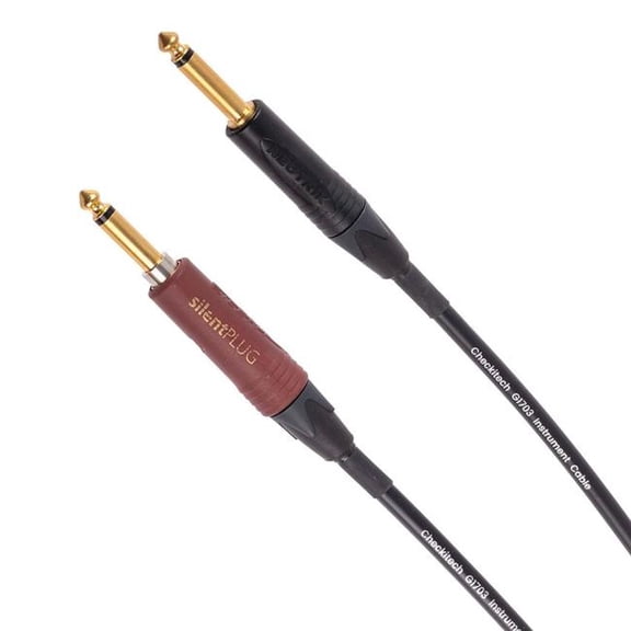 Checkitech G1703-006F 6 ft. Gratify INST 06 Guitar Instrument Cable