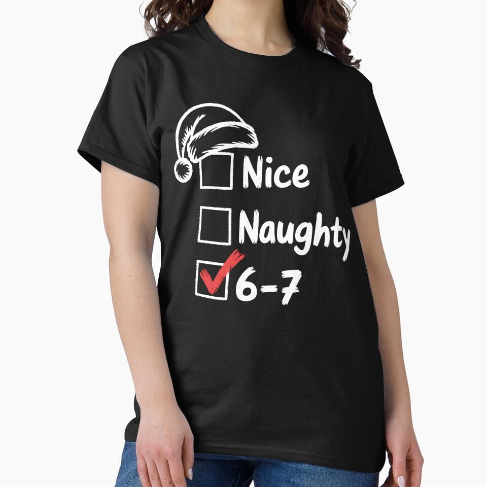 Checklist Brainrot Holiday Meme 67 Funny Winter Humor Unisex T-Shirt ...