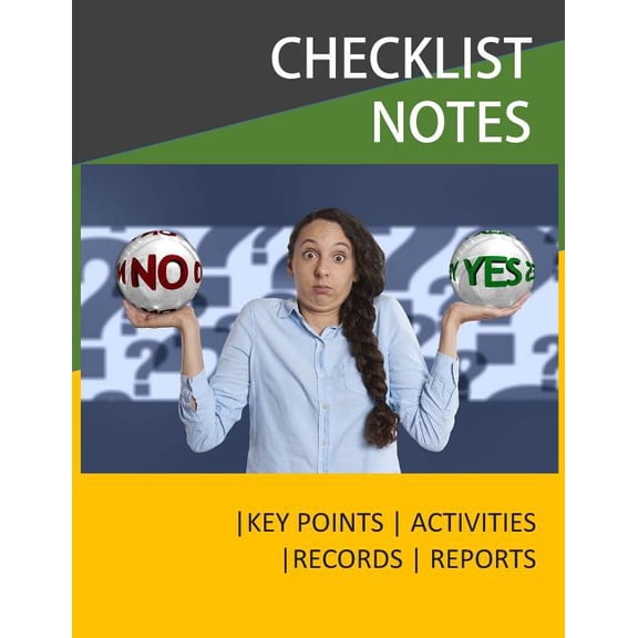 Checklist Notes: Checklist Template, Types of Checklist, Key Notes, Key Areas (Paperback)