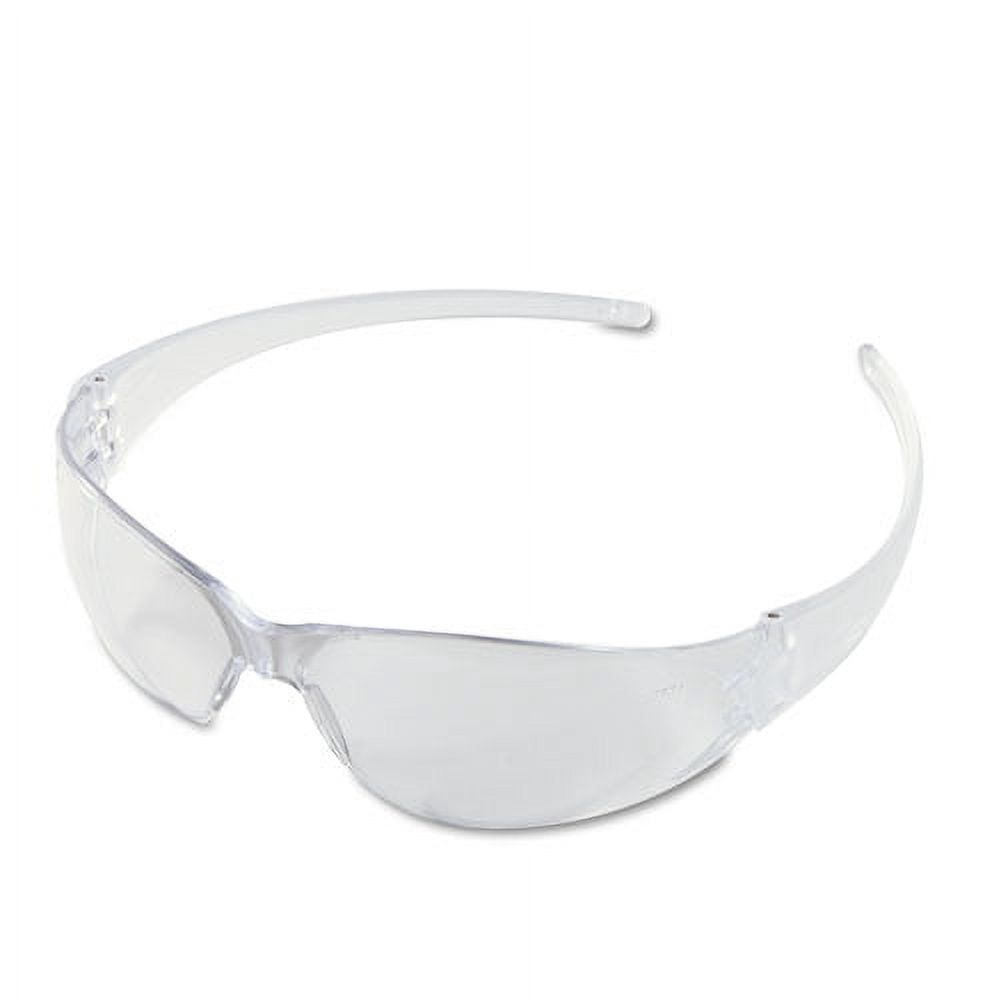 Checklite Scratch-Resistant Safety Glasses, Clear Lens, 12/box | Bundle of 10 Boxes