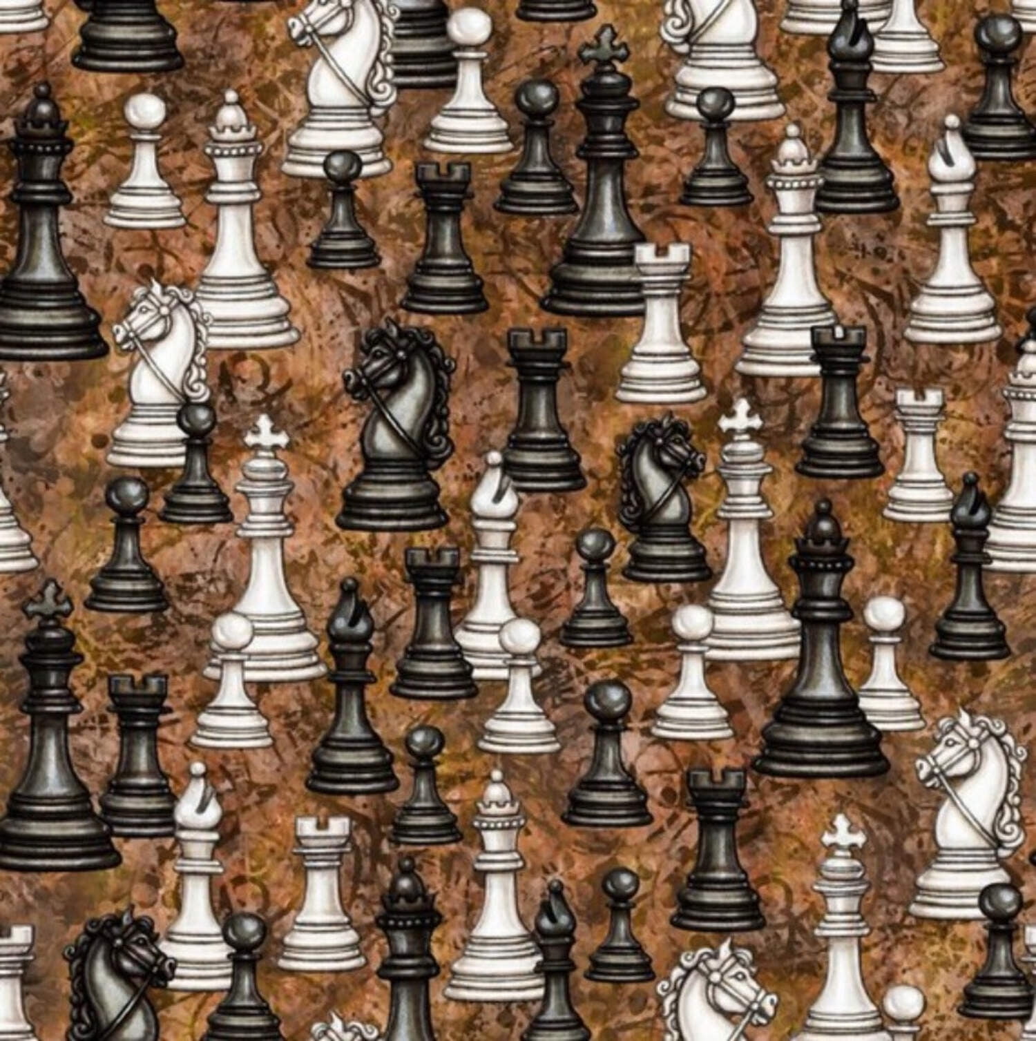 Checkmate Allover Cotton Fabric - Walmart.com
