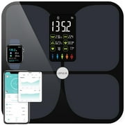 Checkme Digital Body Composition Scale with Bluetooth, Black