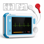 Livenpace Portable ECG/EKG Monitor with Touchscreen, Heart Rhythm Recorder, Dual User Mode, App for iOS & Android