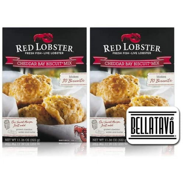 Cheddar Bay Biscuit Mix Bundle. Includes Two 11.36 Oz Boxes of Red