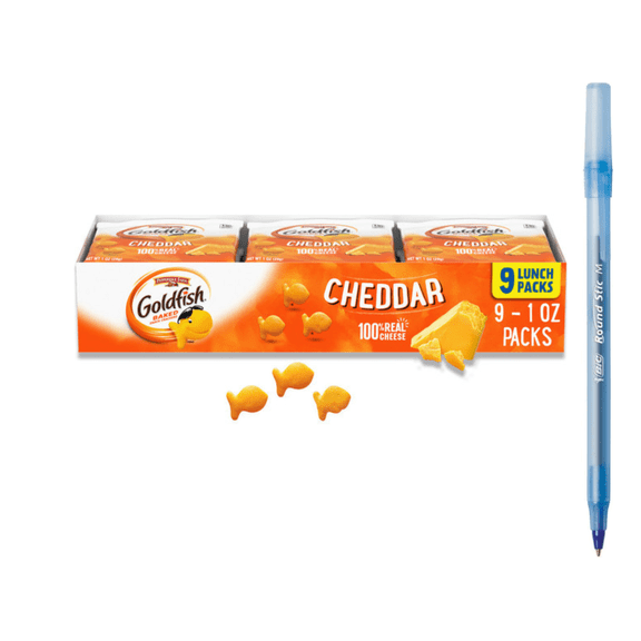 Cheddar Cheese Crackers Multipack 9 OZ