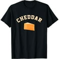thumbnail image 1 of Cheddar Cheese Funny College Team Mascot English Word T-Shirt, 1 of 4
