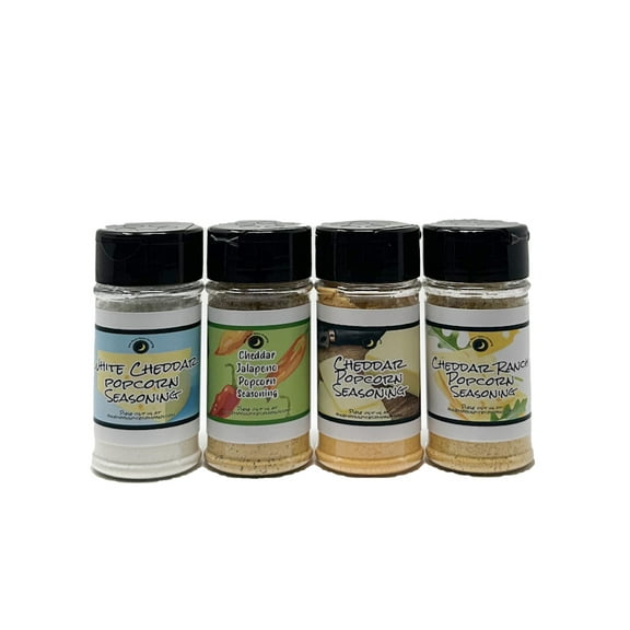 June Moon Spice Company Popcorn Seasoning Cheddar Lover's Variety 4 Pack