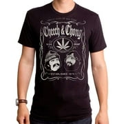 CHEECH & CHONG Cheech And Chong Label Short-Sleeve Men's Crew