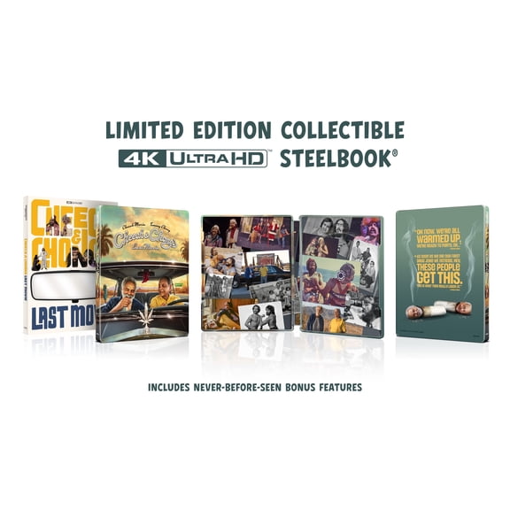 Cheech & Chong's Last Movie (Steelbook) (4K Ultra HD) Bushell Productions, Comedy/Documentary