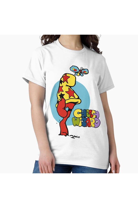 Cheech Wizard Underground Comic Strip Retro Magic Hat Top T-Shirt
