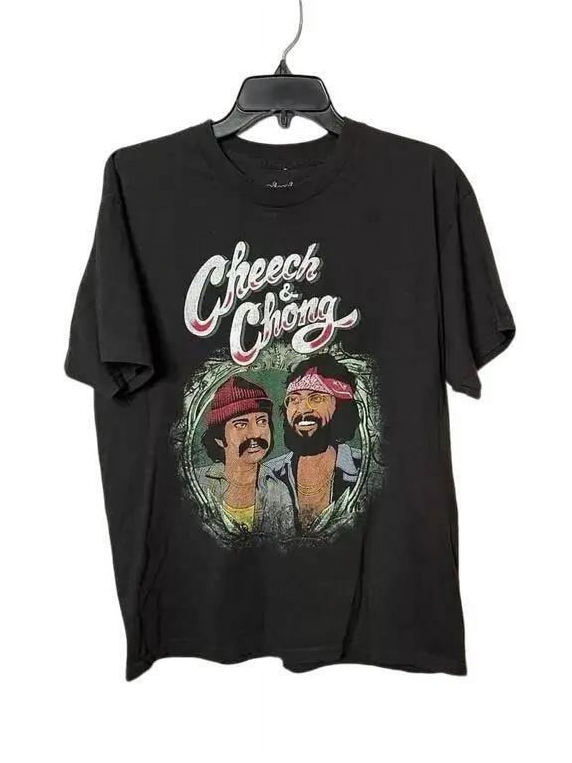 Cheech and Chong Black T Reprint Unisex Comfort Tee T Shirt, Color