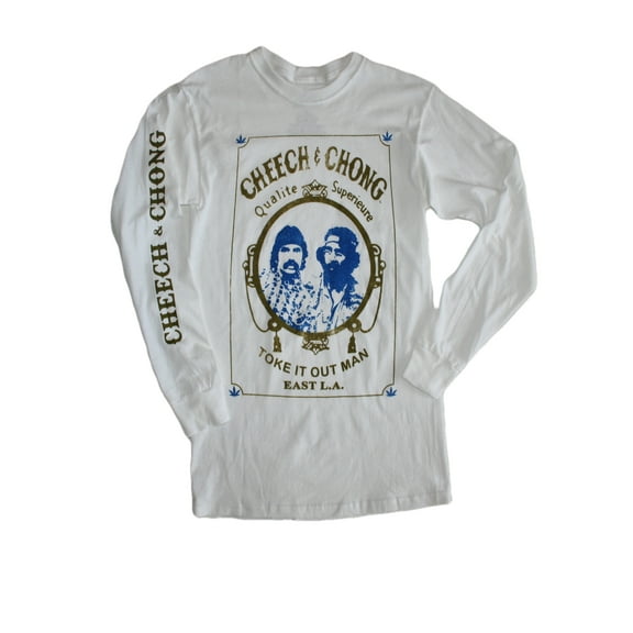 Cheech and Chong Toke It Out Men's Long Sleeve T-Shirt Size Small