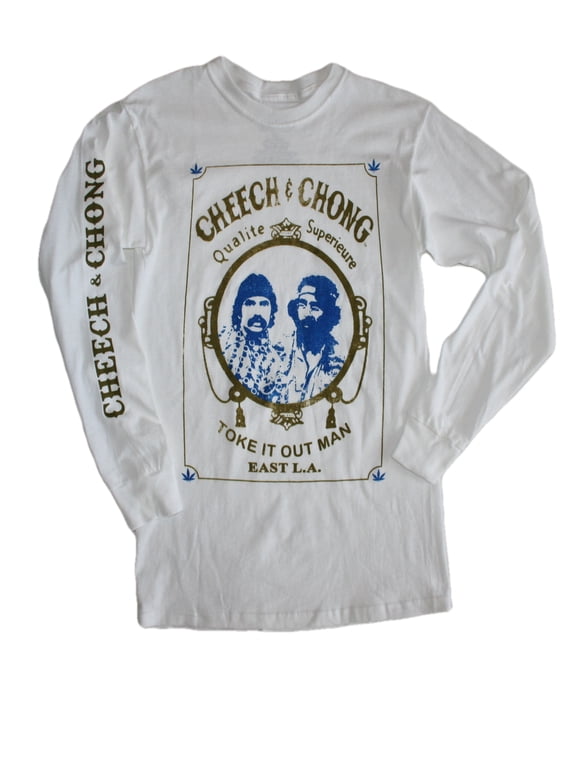 Cheech and Chong Toke It Out Men's Long Sleeve T-Shirt Size Small