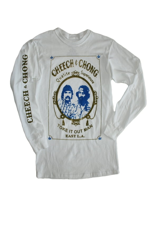 Cheech and Chong Toke It Out Men's Long Sleeve T-Shirt Size Small
