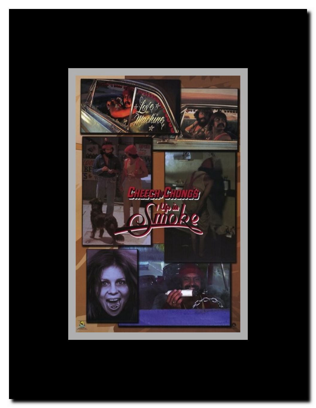 Cheech and Chong's Up in Smoke Framed Movie Poster