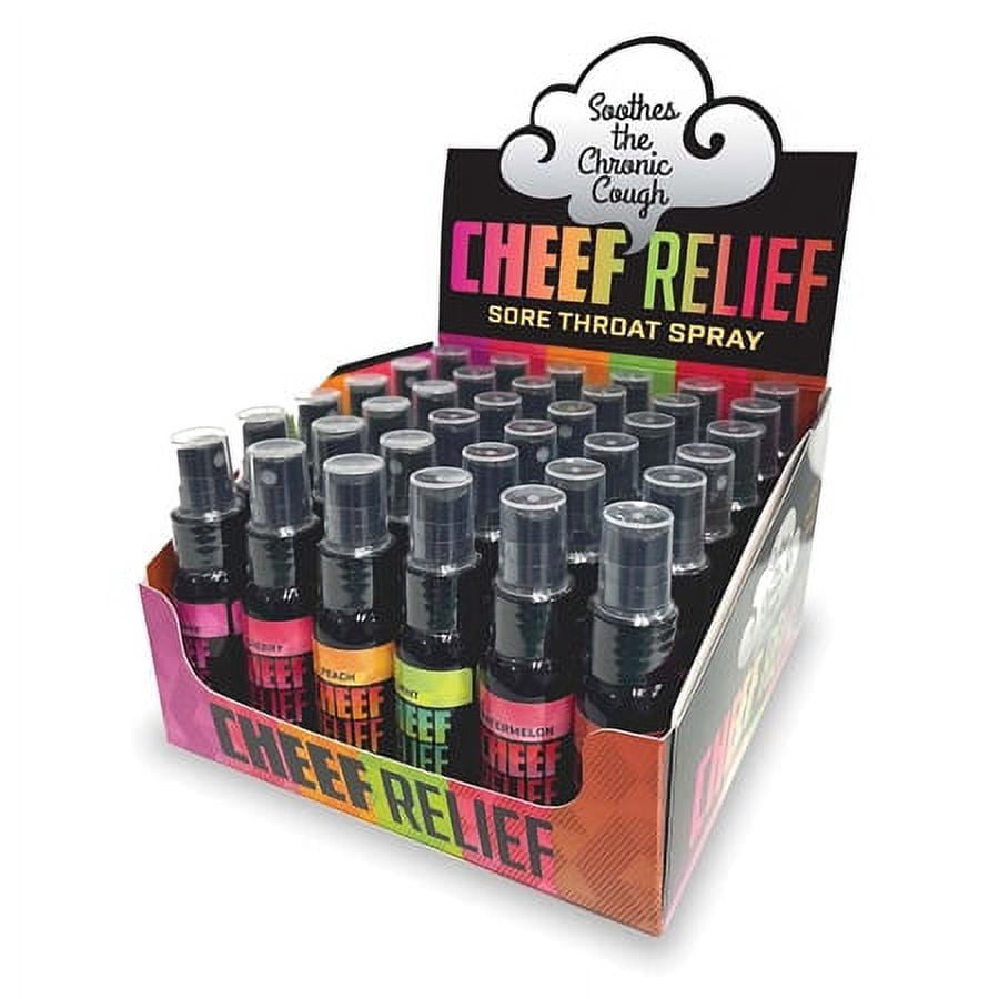 Cheef Relief Throat Spray 36-Piece Display - Walmart.com