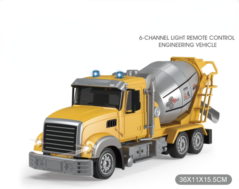 Cheefull 2.4Ghz Remote Control Cement Truck,Mixer Truck Take Apart