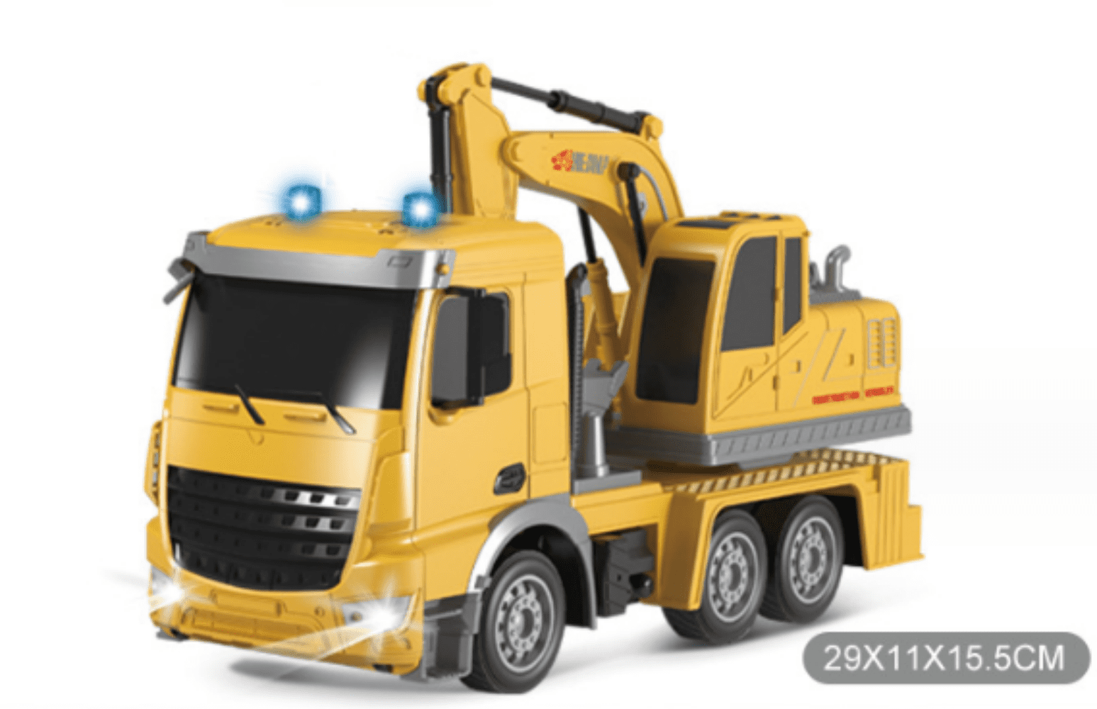 Cheefull Top Race Remote Control Dump Truck Toy,HeavyDuty Metal