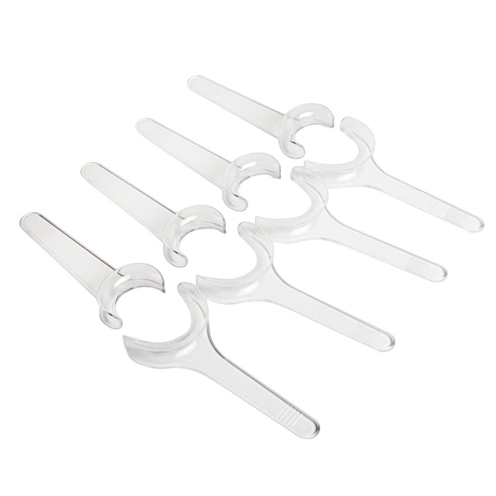 Cheek Retractor Dental Mouth Opener, 8pcs/4Sets S+L T-Shape