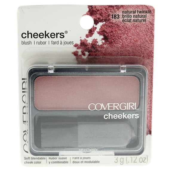 Cheekers Blush - # 183 Natural Twinkle by CoverGirl for Women - 0.12 oz Blush