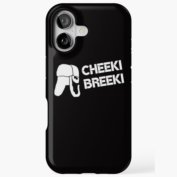 Cheeki Breeki Funny Quote Meme Style Tough Case for iPhone 17 11 12 13 14 15 16 Pro Max