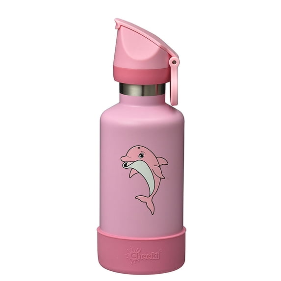 Cheeki Dolphin Insulated Stainless Steel Kids Bottle 13 oz.