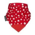 thumbnail image 1 of Cheeky Chompers Neckerchew Teething Bib in Red Stars, 1 of 9