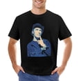 thumbnail image 1 of Cheeky Country Man Vintage T-shirt Mens Cotton Classic Crewneck Short Sleeve Tees Unisex Black 4XL, 1 of 2