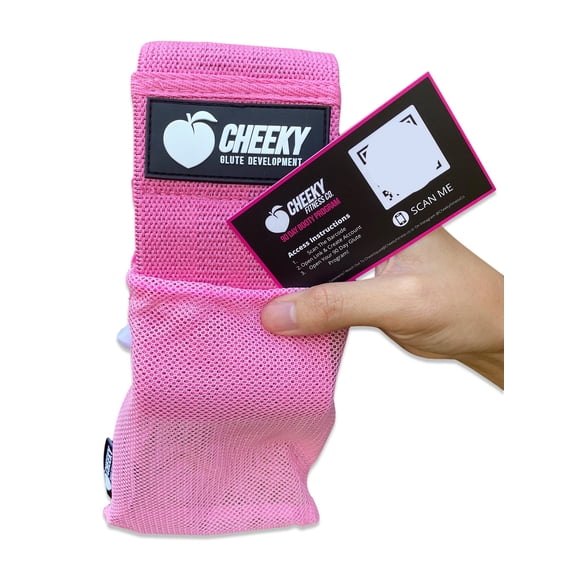 Cheeky Glute Development Booty Bands Soft Fabric Non-Slip Hip Band & Glute Circle Heavy Resistance Loops for Legs & Butt