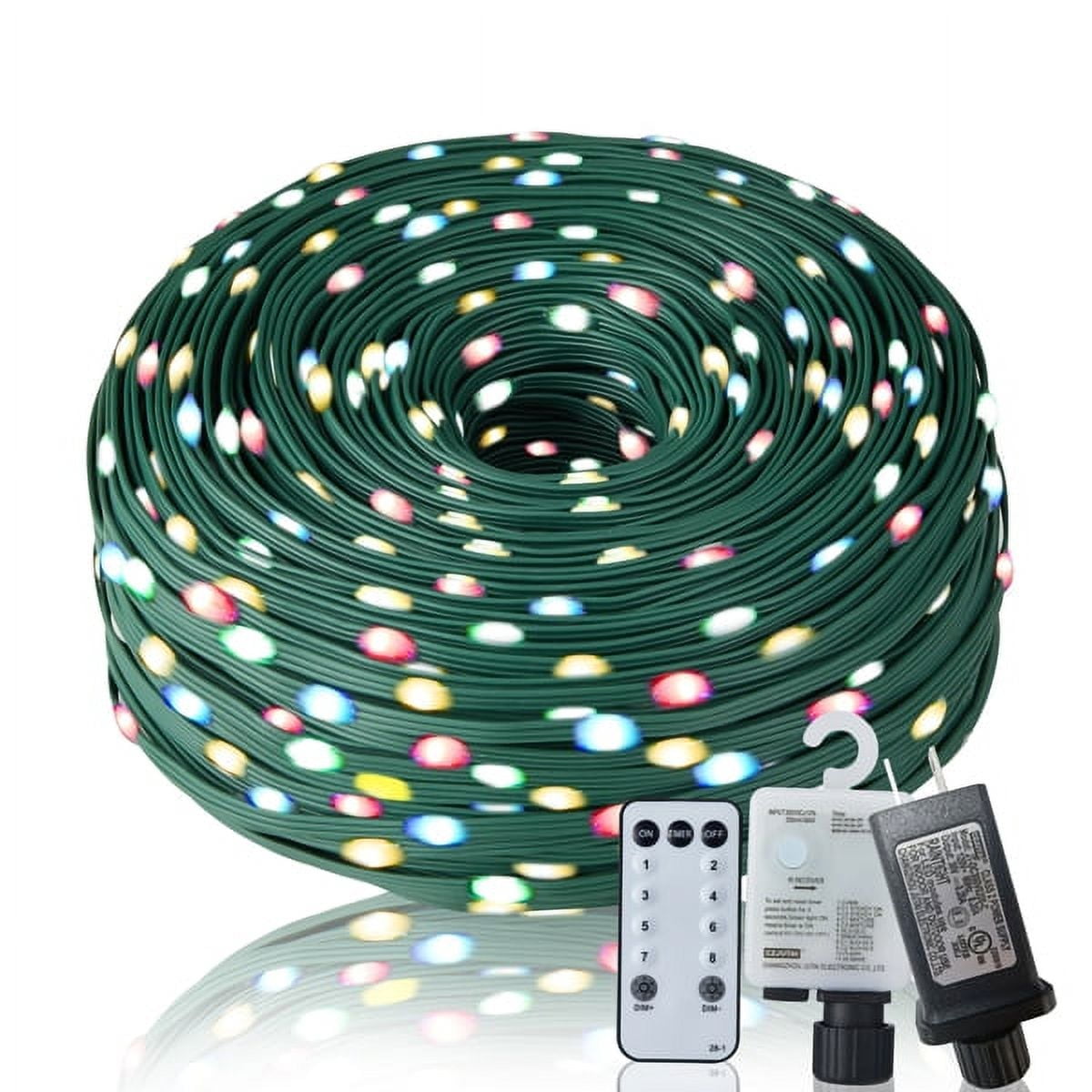 Cheelom Rope Party Decoration Lights Christmas Icicle Lights Outdoor