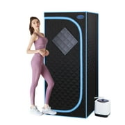 Cheelom Weight Loss Sauna Tent Portable Full Body Steam Sauna Box Sauna Tent with Steam Generator, Remote Control, Foldable Chair, PVC pipes， Easy to Install,fast heating