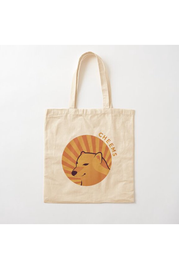 Cheem Sunrise Canvas Tote Bags, Reusable Shopping Bag