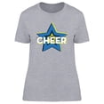 thumbnail image 1 of Cheer And Big Star T-Shirt Women -Image by Shutterstock, Female x-Large, 1 of 2