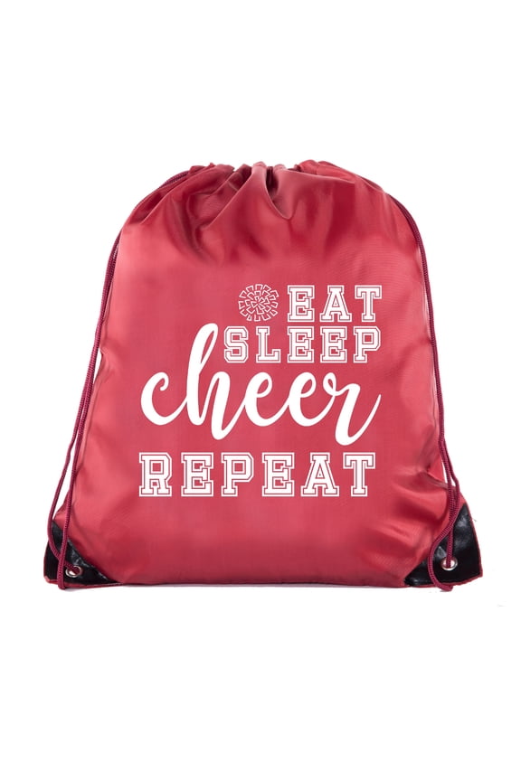 Cheer Bags, Pom Pom and Cheerleader drawstring Backpacks, Cheerleader Team bags