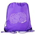 thumbnail image 1 of Cheer Bags, Pom Pom and Cheerleader drawstring Backpacks, Cheerleader Team bags, 1 of 2