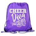thumbnail image 1 of Cheer Bags, Pom Pom and Cheerleader drawstring Backpacks, Cheerleader Team bags, 1 of 2