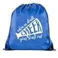 thumbnail image 1 of Cheer Bags, Pom Pom and Cheerleader drawstring Backpacks, Cheerleader Team bags, 1 of 2