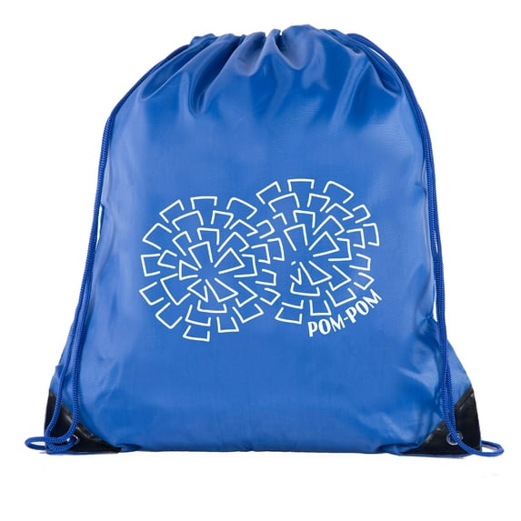 Cheer Bags, Pom Pom and Cheerleader drawstring Backpacks, Cheerleader Team bags